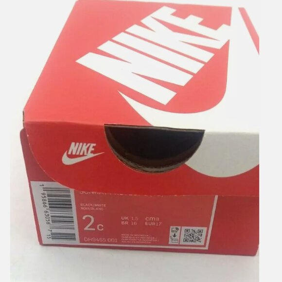 Nike Kids Sunray Protect 3 Sandals DH9465-001 Black w/ White Toddlers 2C-10C - Picture 2 of 6